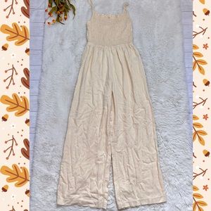 H&M Cream Jumpsuit